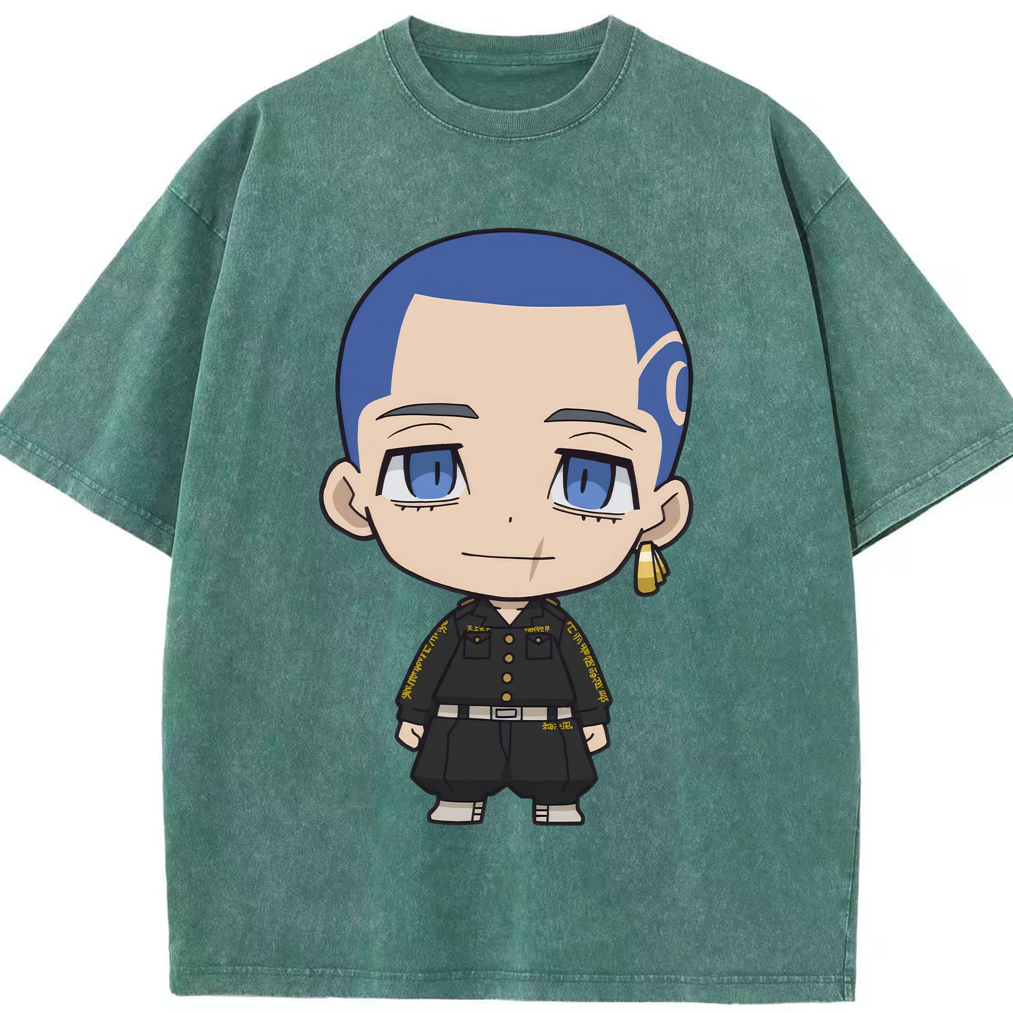 （画像用） 東京リベンジャーズ Tokyo Revengers 綿100% ヴィンテージ風 半袖Tシャツ（フロントプリント）